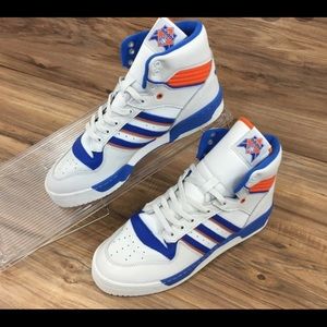 Adidas Blue Orange White “Rivalry” Sneakers